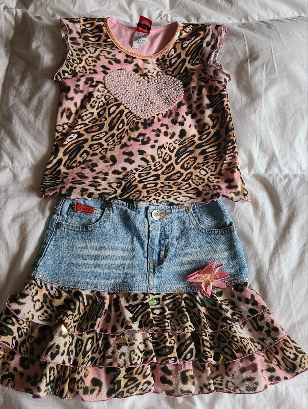 Lipstick Boutique Matching Set In leopard print